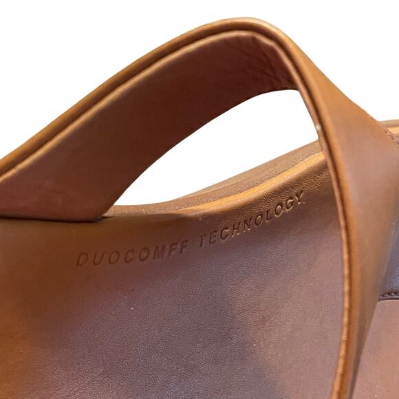 FitFlop Adjustable Leather Toe-Post Sandals Size 6 - Picture 9 of 10